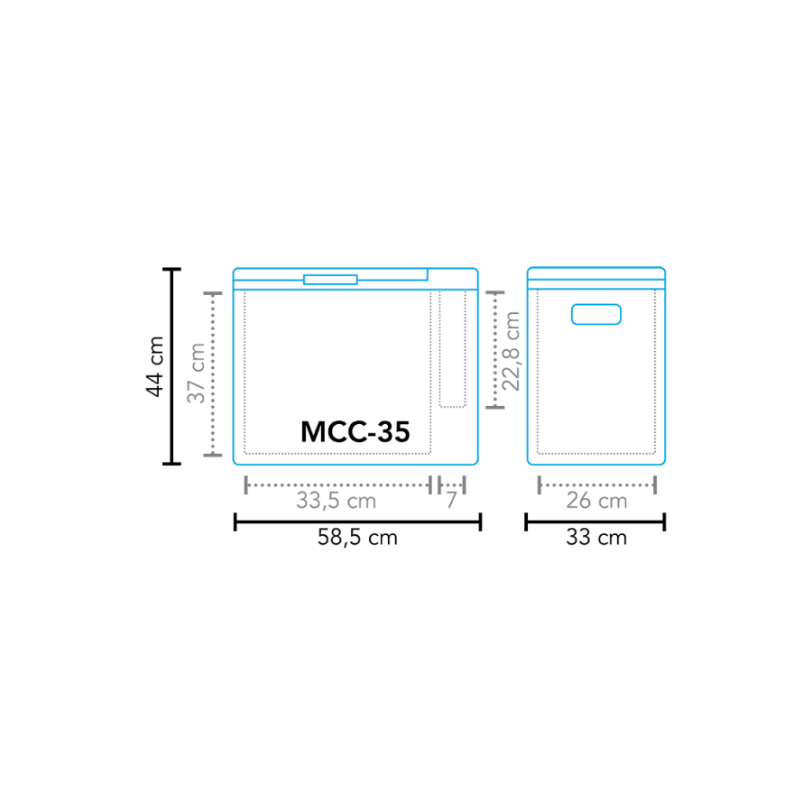 Kühlbox Kompressor MCC-35 AC/DC