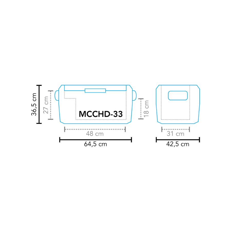 Kühlbox Kompressor MCCHD-33 AC/DC