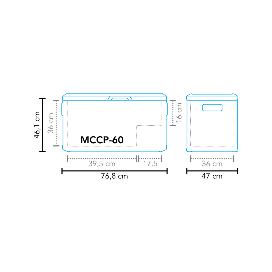 Kühlbox Kompressor MCCP-60 AC/DC